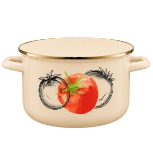 Garnek emaliowany BASSO 26cm/5,8L wzór 2